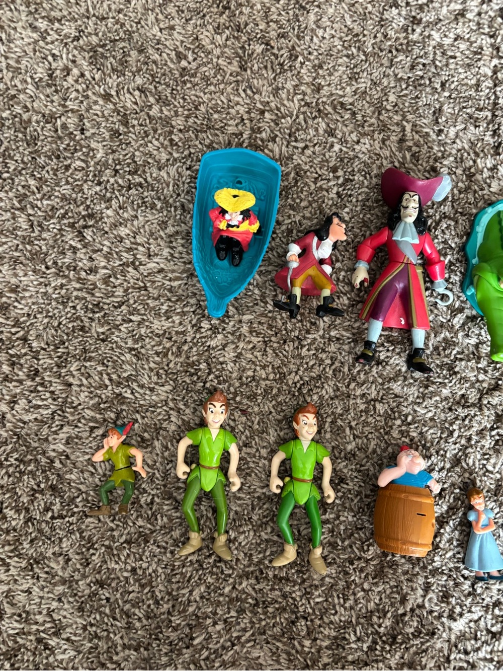 Vintage Disney Peter Pan Figure Playset - 11 - Picture 2 of 3
